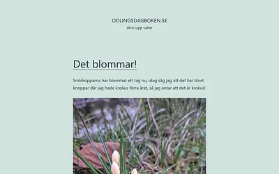 odlingsdagboken.se snapshot