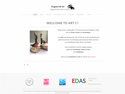 www.art57.co.uk snapshot
