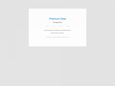 premiumdeal.be snapshot