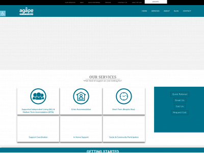 www.agapeicare.org.au snapshot