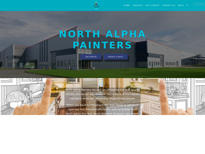 northalphapainters.com snapshot