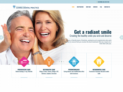 cowradentalpractice.com snapshot
