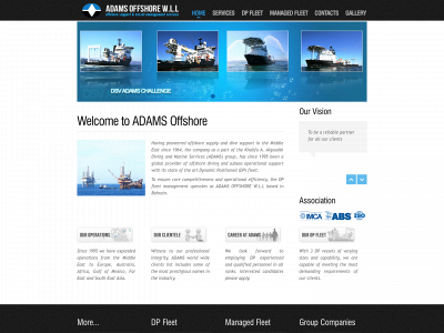 adamsoffshore.com snapshot