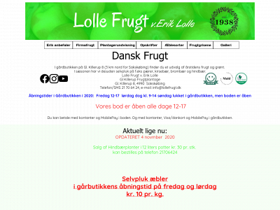 lollefrugt.dk snapshot