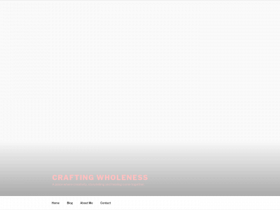craftingwholeness.com snapshot