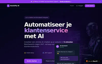 assistifyai.nl snapshot