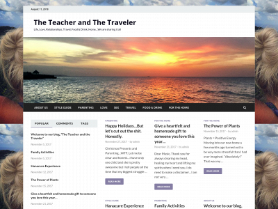 theteacherandthetraveler.com snapshot