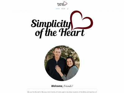 simplicityoftheheart.com snapshot