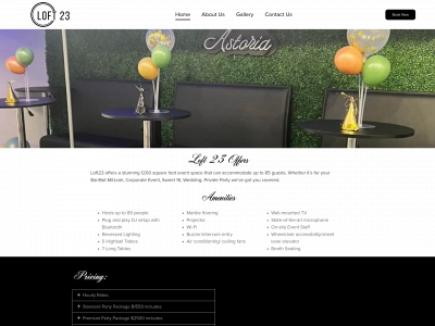loft23events.com snapshot