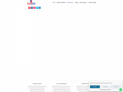 climasatservicios.com snapshot