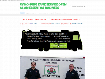 rvholdingtankservice.com snapshot