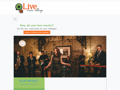 livemusicvillage.com snapshot
