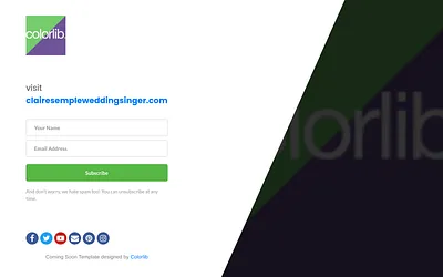 clairesempleweddingsinger.co.uk snapshot