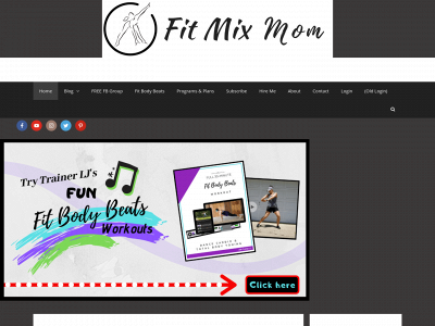 fitmixmom.com snapshot