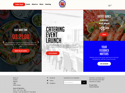 seafoodconnectionclt.com snapshot