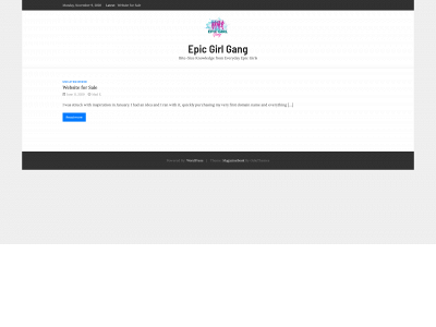 epicgirlgang.com snapshot