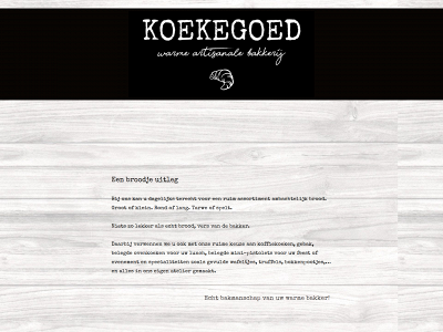bakkerijkoekegoed.be snapshot