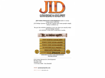 www.jldguitar.net snapshot