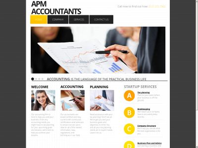 apmaccountants.co.uk snapshot