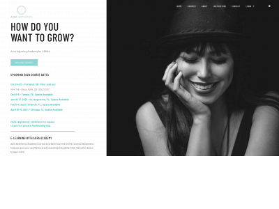 aura-academy.com snapshot