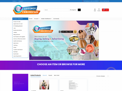 listingschronicles.com snapshot