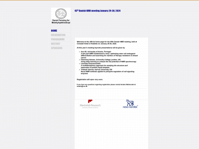 danish-nmr-meeting.dk snapshot