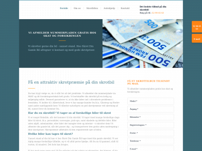 skrotdingamlebil.dk snapshot