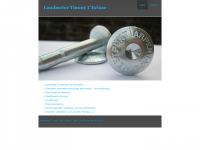 landmeter-lecluse.be snapshot