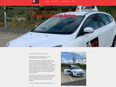 letslearntodrive.co.uk snapshot