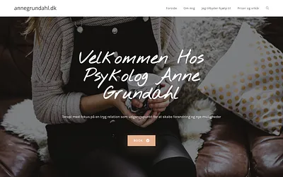 annegrundahl.dk snapshot