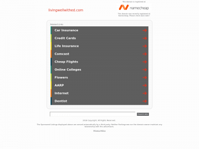 livingwellwithed.com snapshot