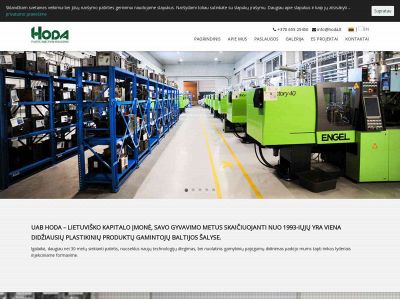 hoda.lt snapshot