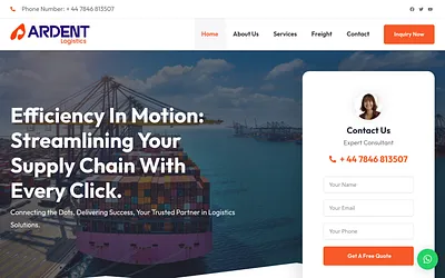 ardentlogistics.co.uk snapshot