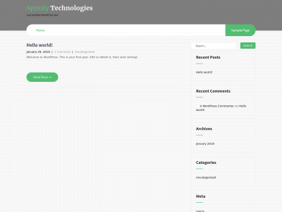 spinitytech.com snapshot