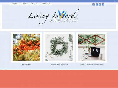 livinginwords.com snapshot