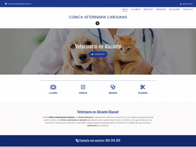 www.veterinariacarolinas.com snapshot