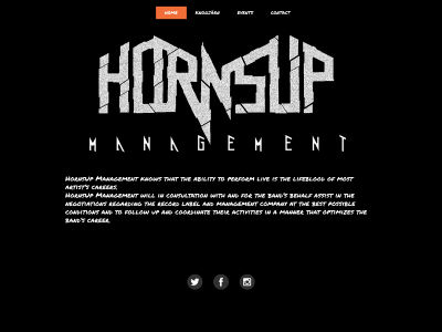 hornsupmanagement.com snapshot