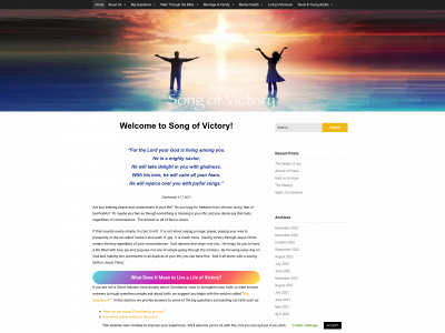 songofvictory.com snapshot