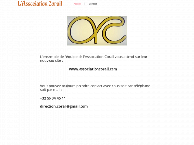 associationcorail.net snapshot