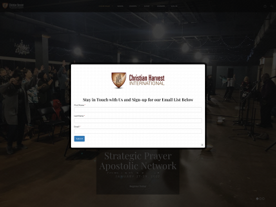 christianharvestintl.org snapshot