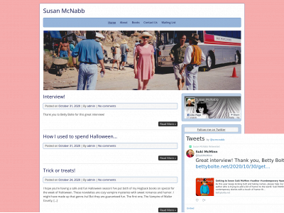 susanmcnabb.com snapshot