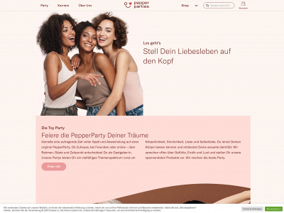 pepperparties.de snapshot