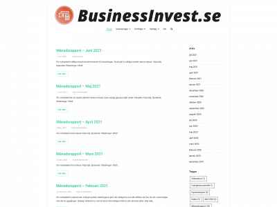 businessinvest.se snapshot