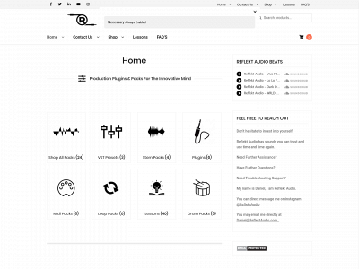 reflektaudio.com snapshot