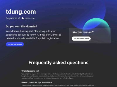 tdung.com snapshot