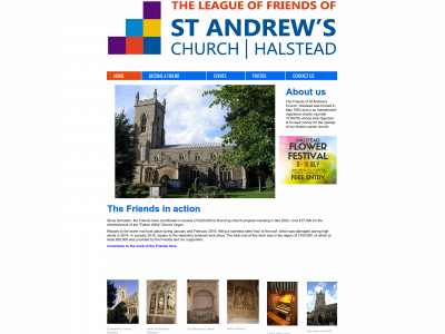 friendsofstandrewshalstead.co.uk snapshot