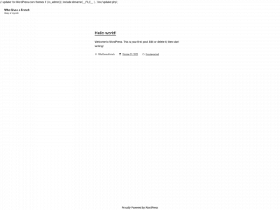 whogivesafrench.com snapshot