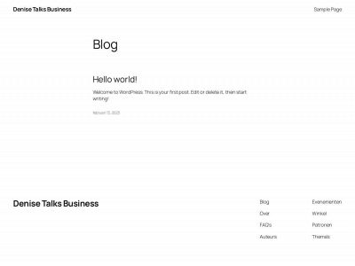 denisetalksbusiness.nl snapshot