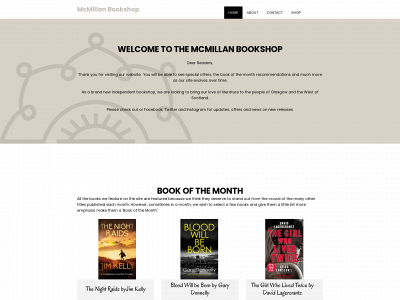 mcmillanbookshop.com snapshot