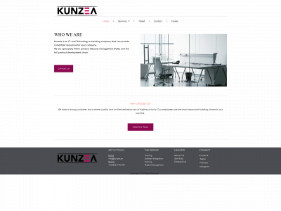 kunzea.se snapshot